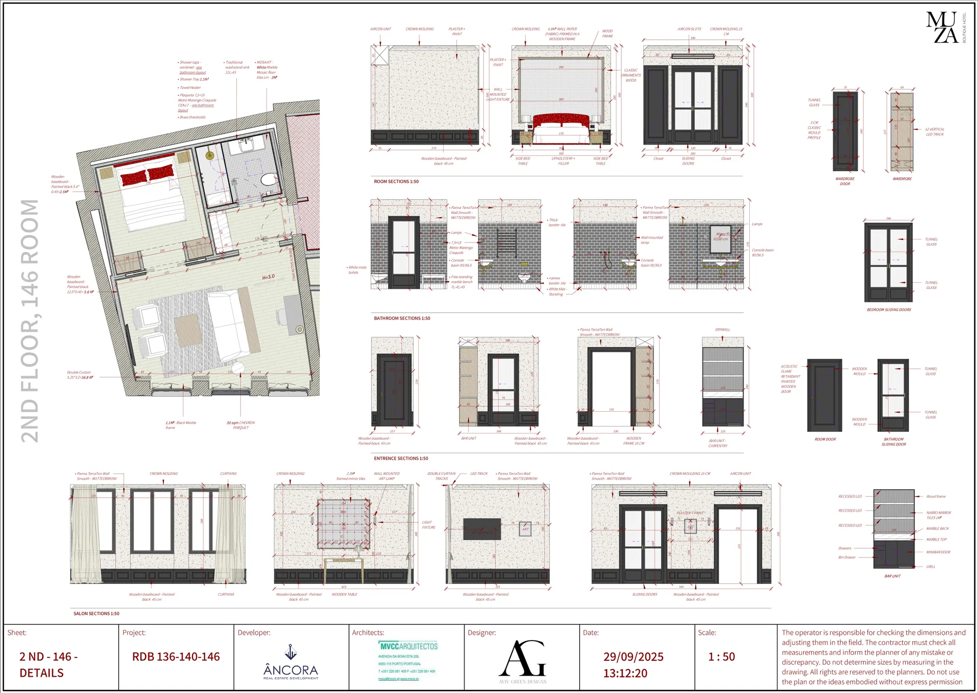 Muza Boutique hotel, Porto, Portugal — ARCHITECTURAL PLANNING (13)